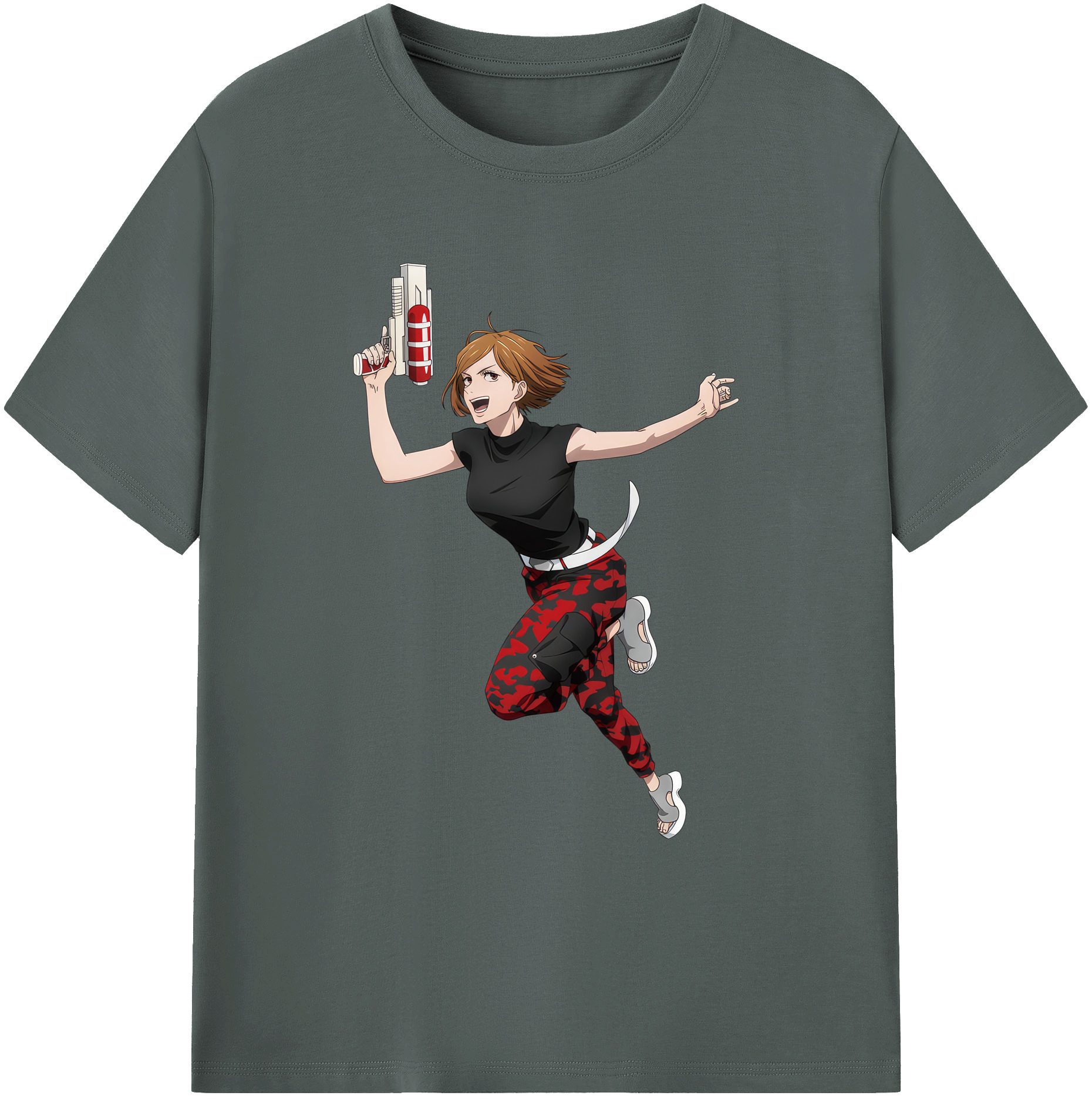 （画像用） 呪術廻戦 Jujutsu Kaisen 綿100％ メンズ半袖Tシャツ｜肌触りやわらか＆通気性